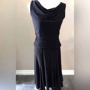 Chaps Black Dress